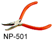 Bent nose pliers