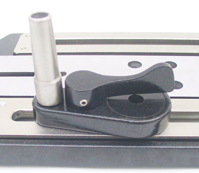 Spring-assisted swivel clamp base