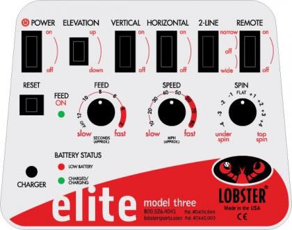 Elite 3 Control Panel