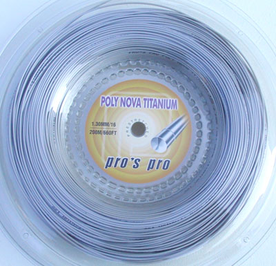 Eagnas Poly Nova Titanium 16 Tennis string