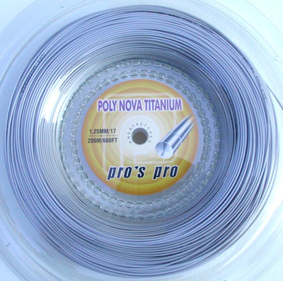Eagnas Poly Nova Titanium 17 Tennis string