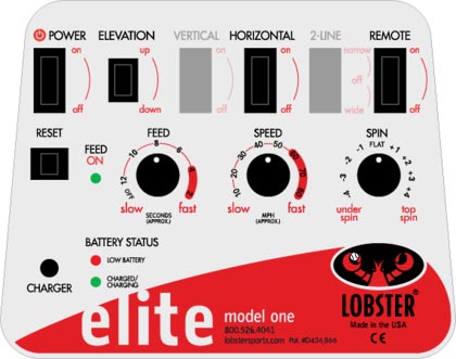 Elite 1 Control Panel
