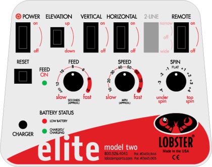 Elite 2 Control Panel